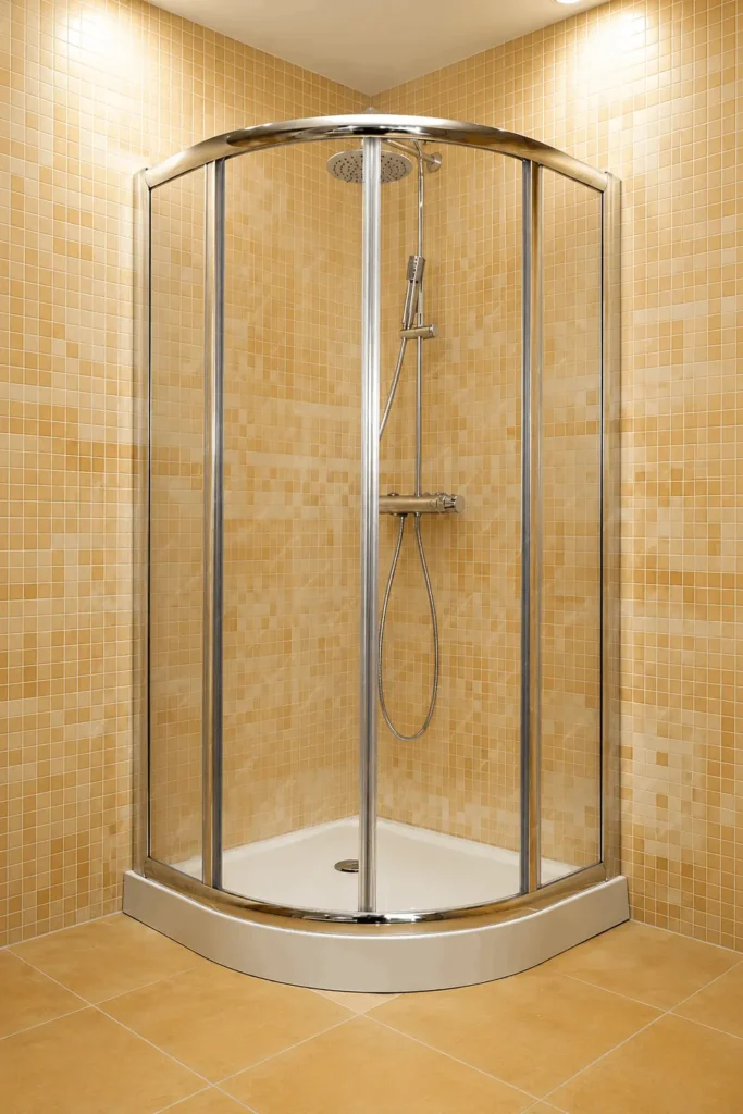 corner showers