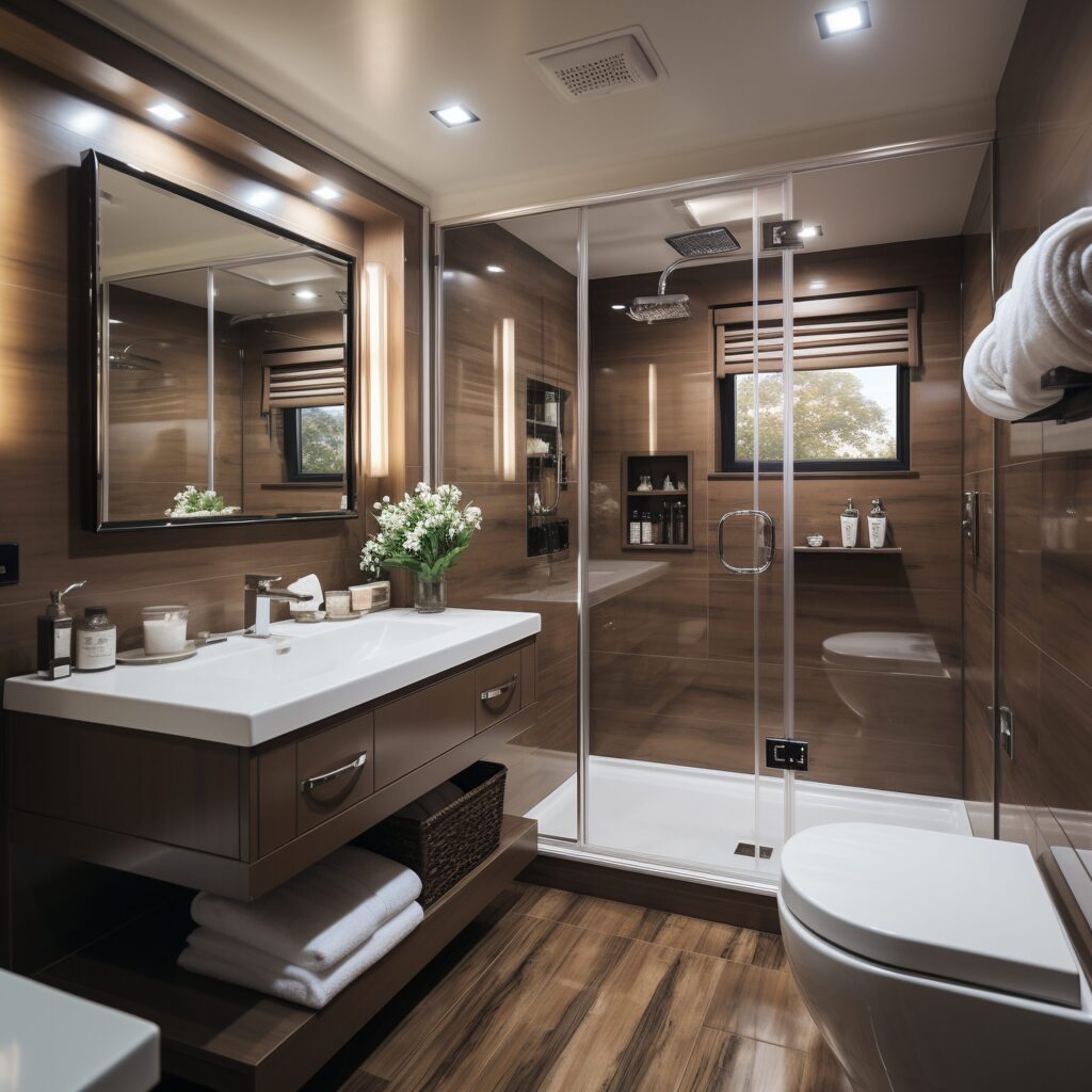 shower layout