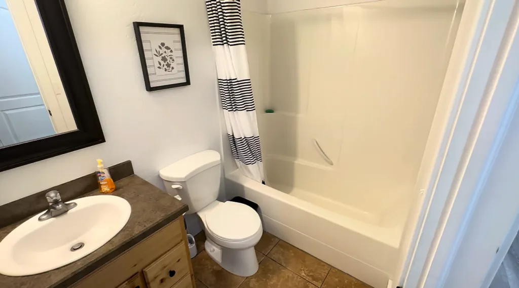Small bathroom before remodel in Richmond VA