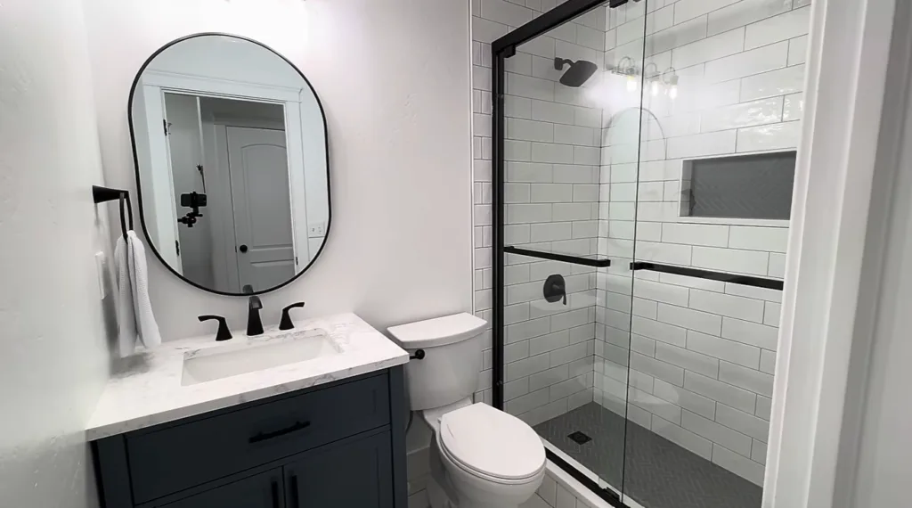 Small bathroom after remodel in Richmond VA