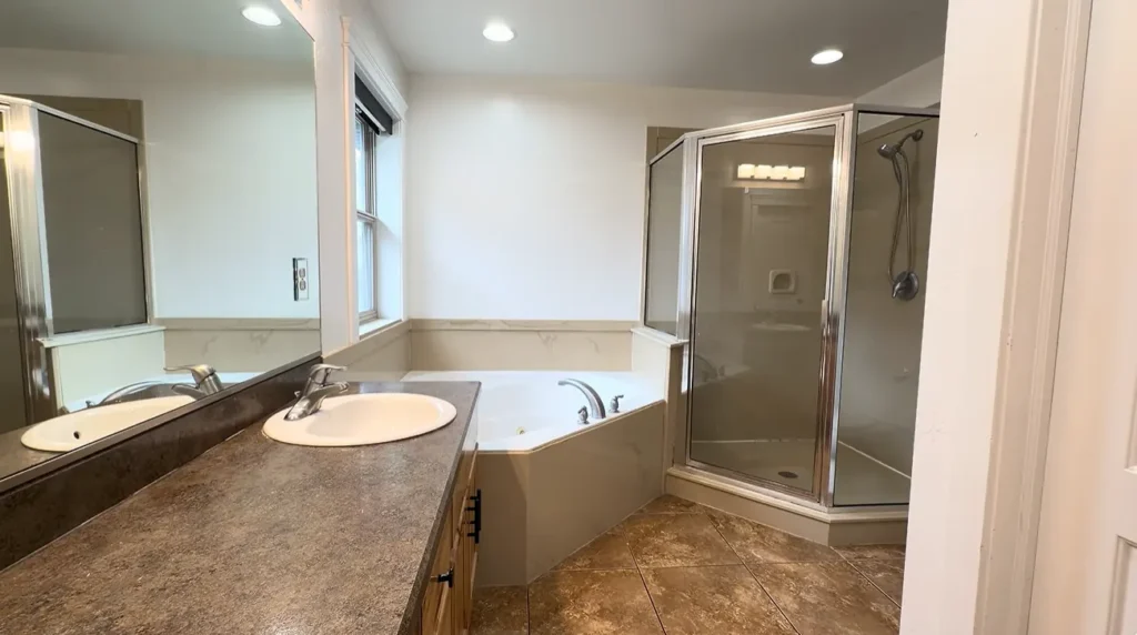 Bathroom before remodel in Richmond, VA