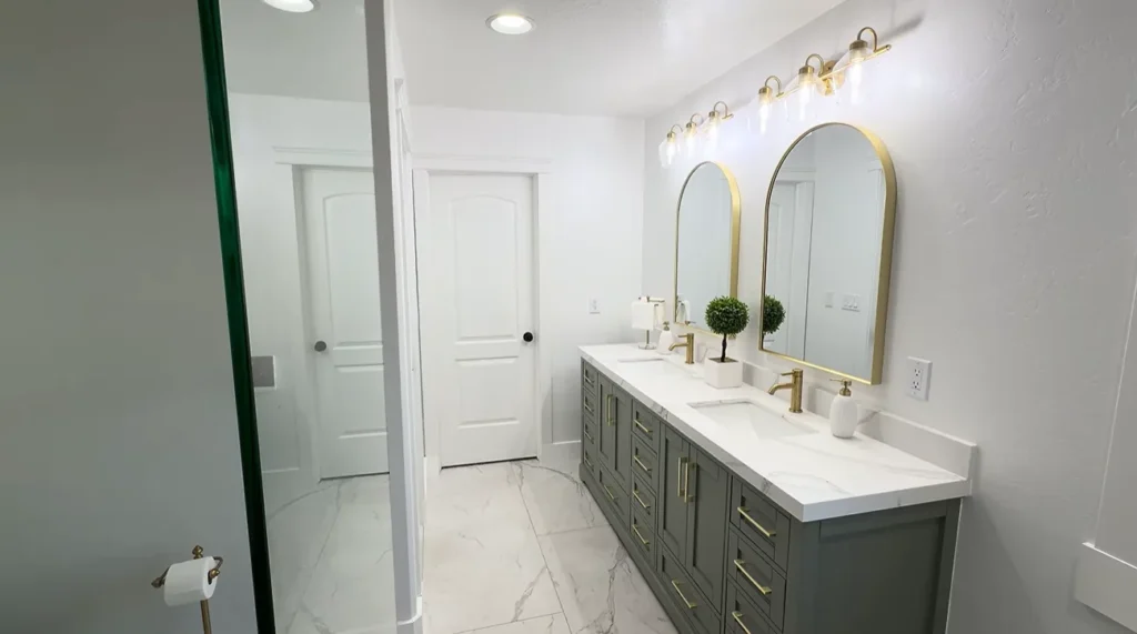 Master bathroom after remodeling in Richmond, VA