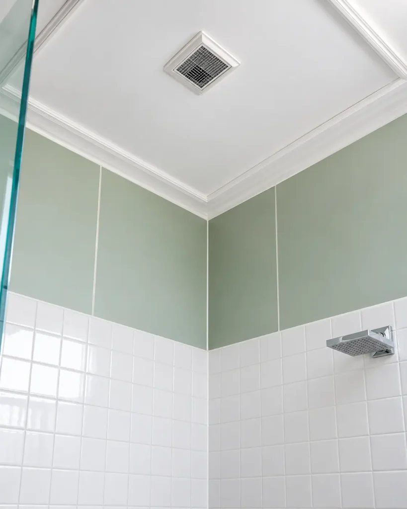 Shower corner after remodel in Richmond VA